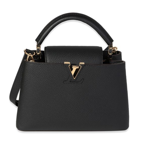 Louis Vuitton Black Taurillon Leather Capucines BB - Picture 1 of 9